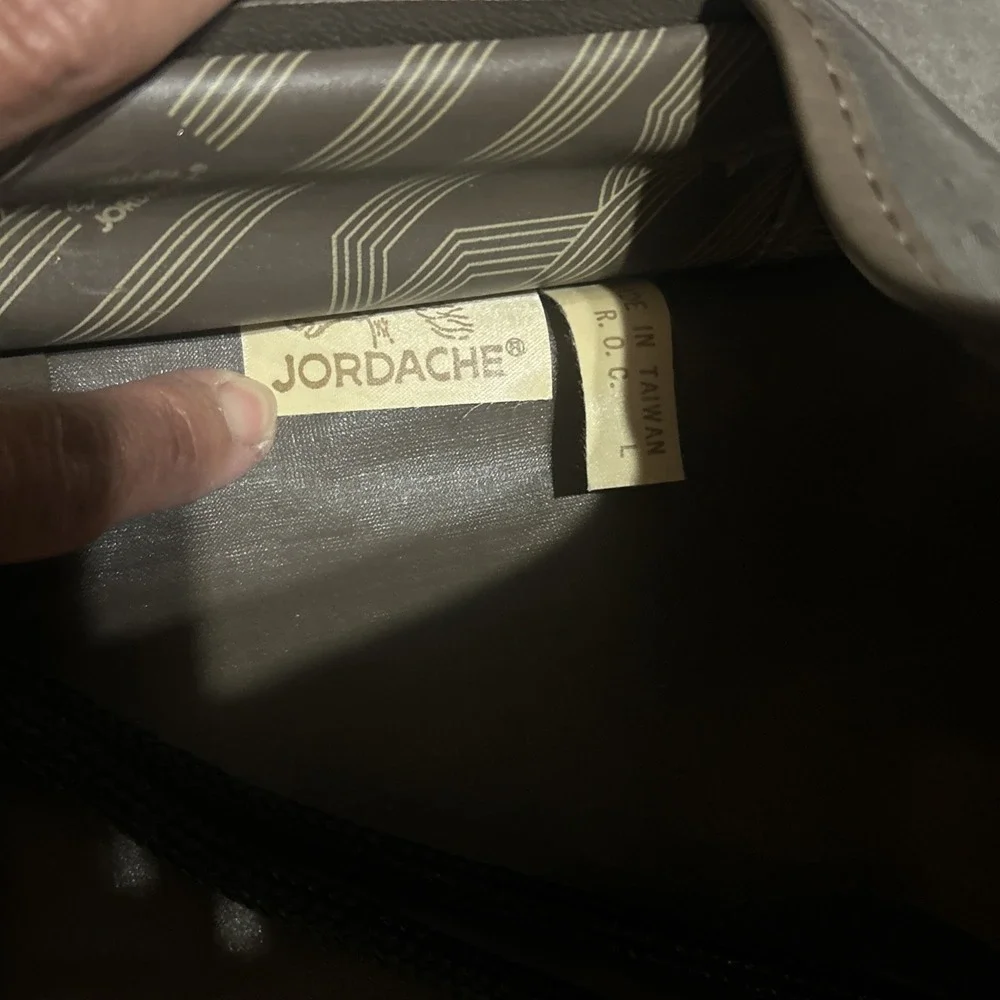 Vintage Jordache Floral Tapestry Hanging Garment Travel Luggage Bag Cottage Boho